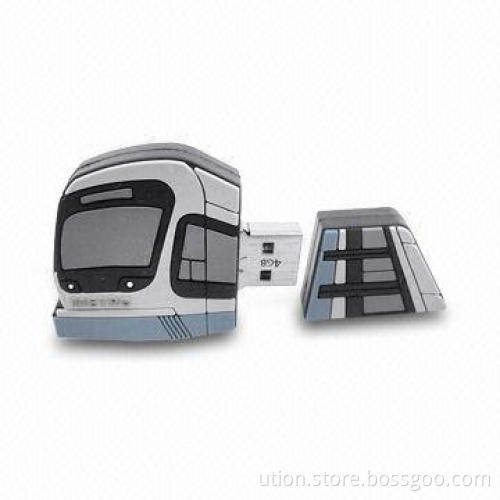 USB Flash Stick with Car Design, 1GB to 64GB Memory Capacity, Supports USB1.1 and 2.0 Interfaces